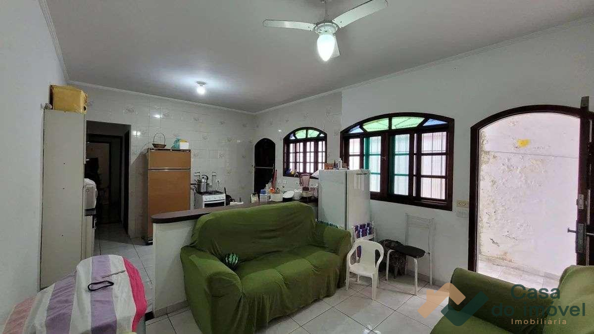  - Casa à venda em Praia Grande, Mirim, com 2 quartos, 90m²